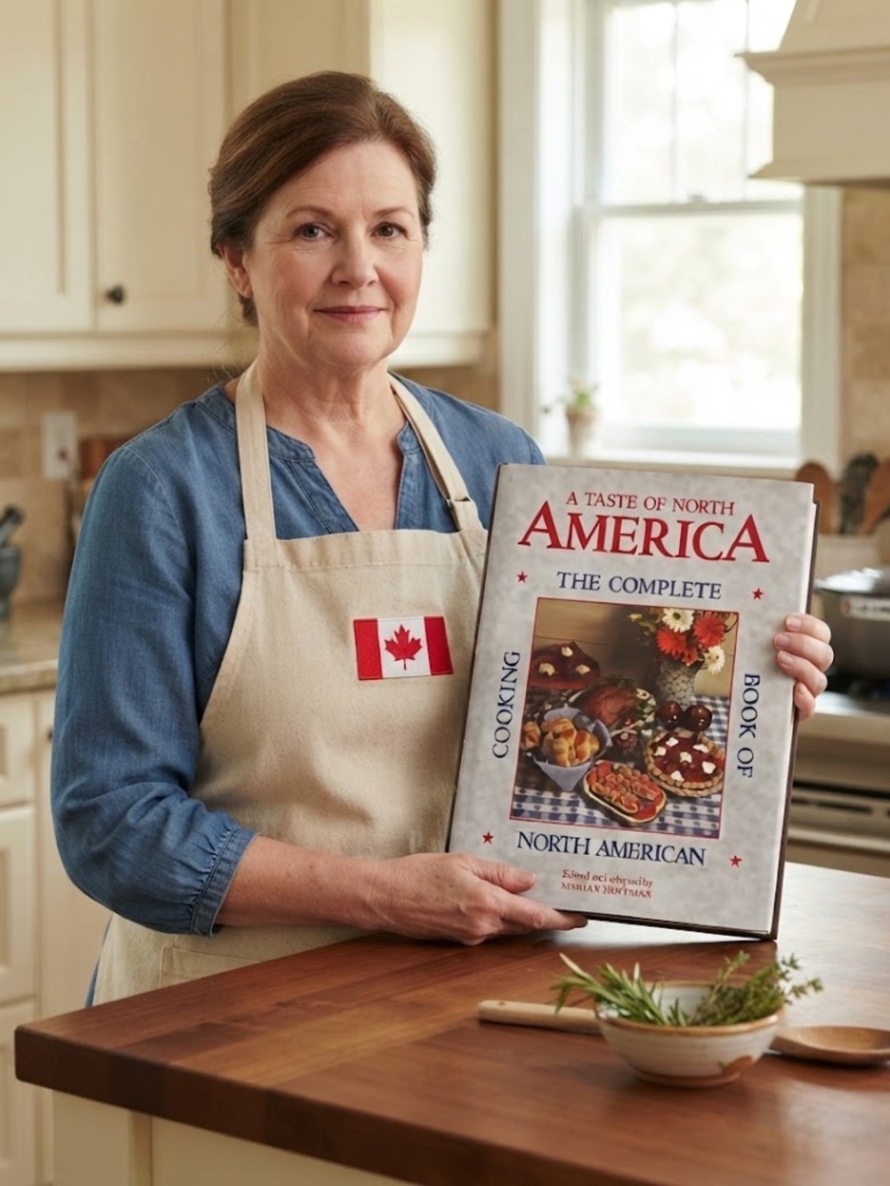 RARE A Taste of NORTH America Large Cookbook